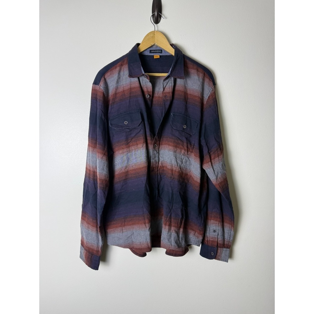 Tailor‎ Vintage Shirt Plaid Long Sleeve Button Up Mens XL Performance